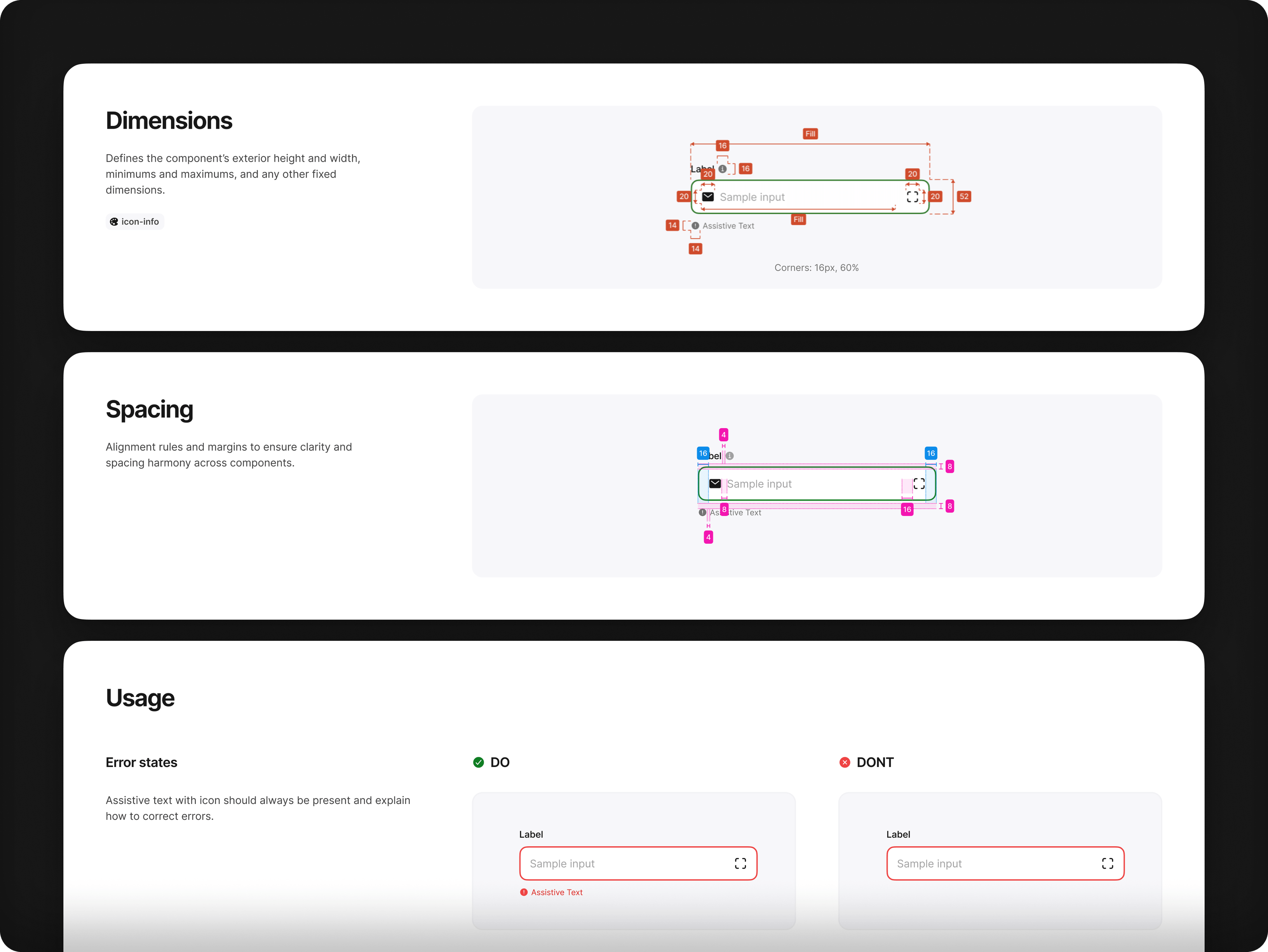 The Hovr design system documentation