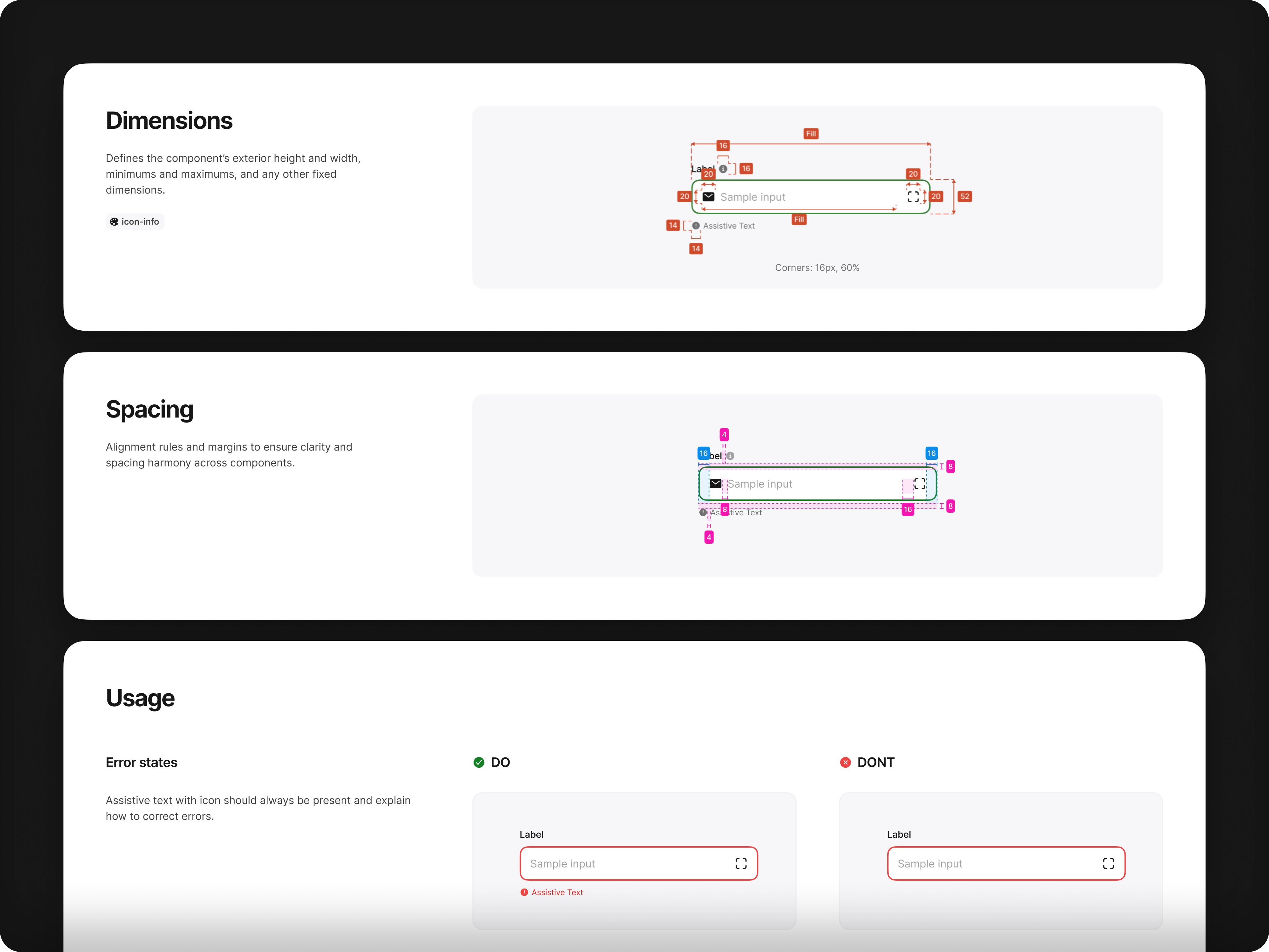 The Hovr design system documentation