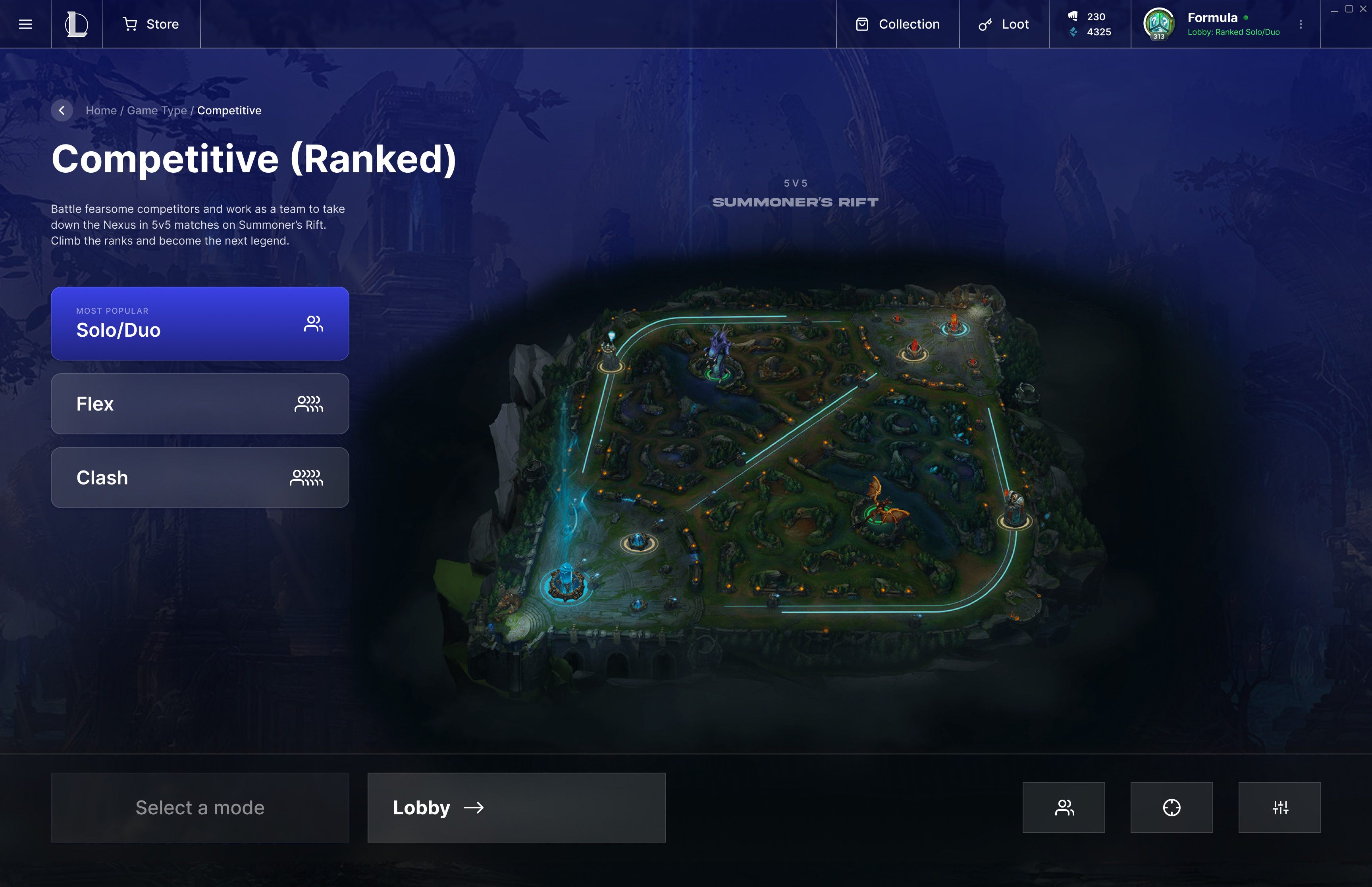 Redesigned matchmaking flow, step 3 of 8