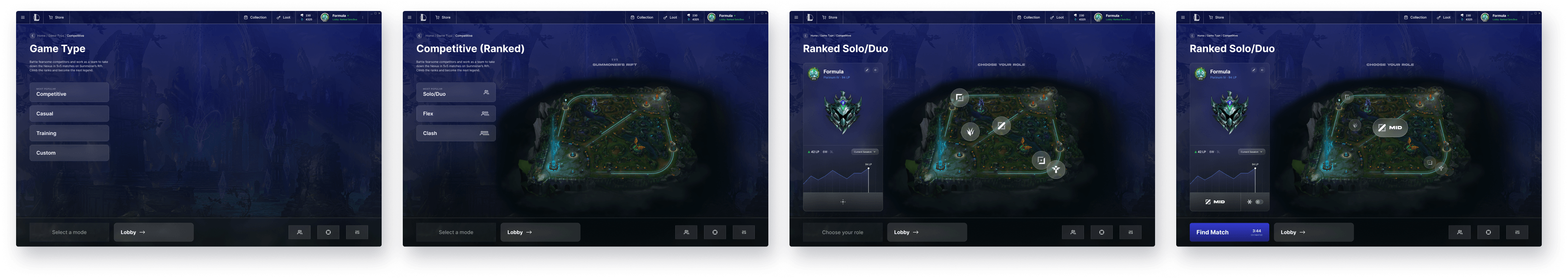 Final screen: ranked solo/duo dashboard