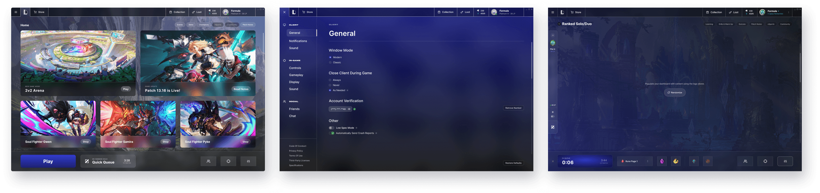 Final screen: mode select