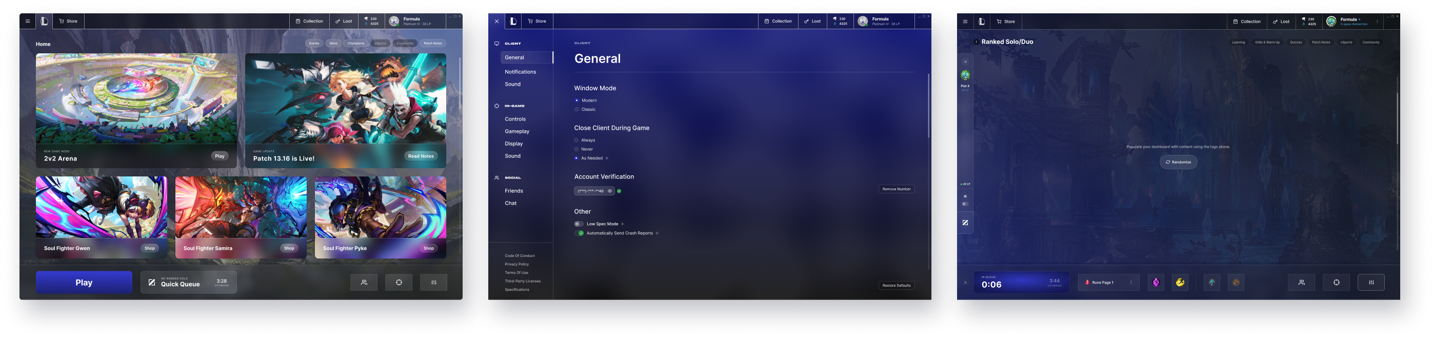 Final screen: mode select